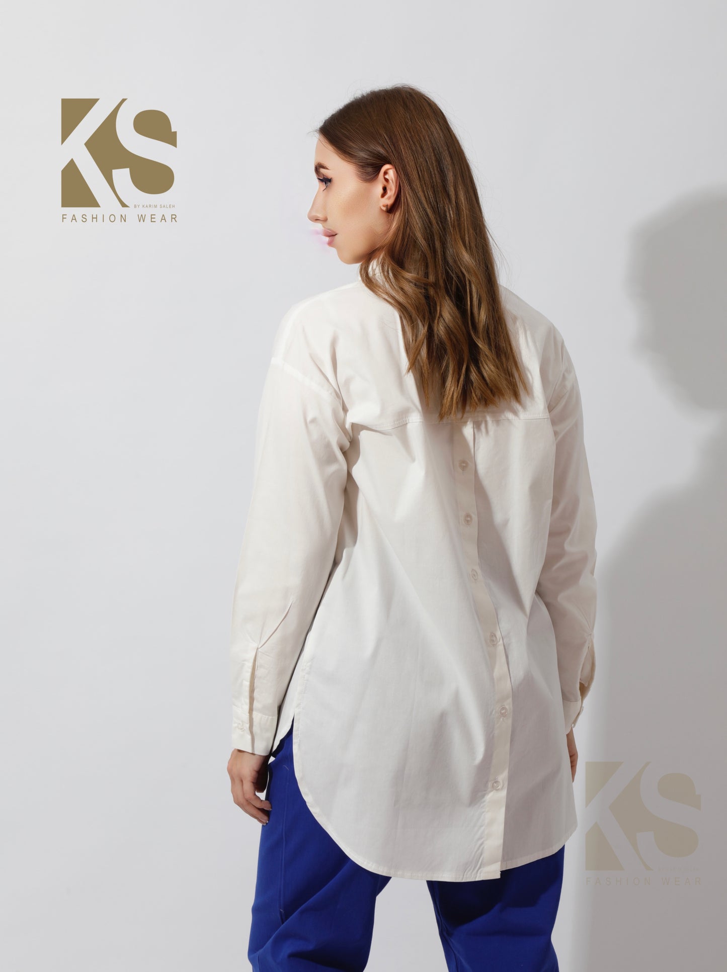 Buttons Back Shirt - OffWhite