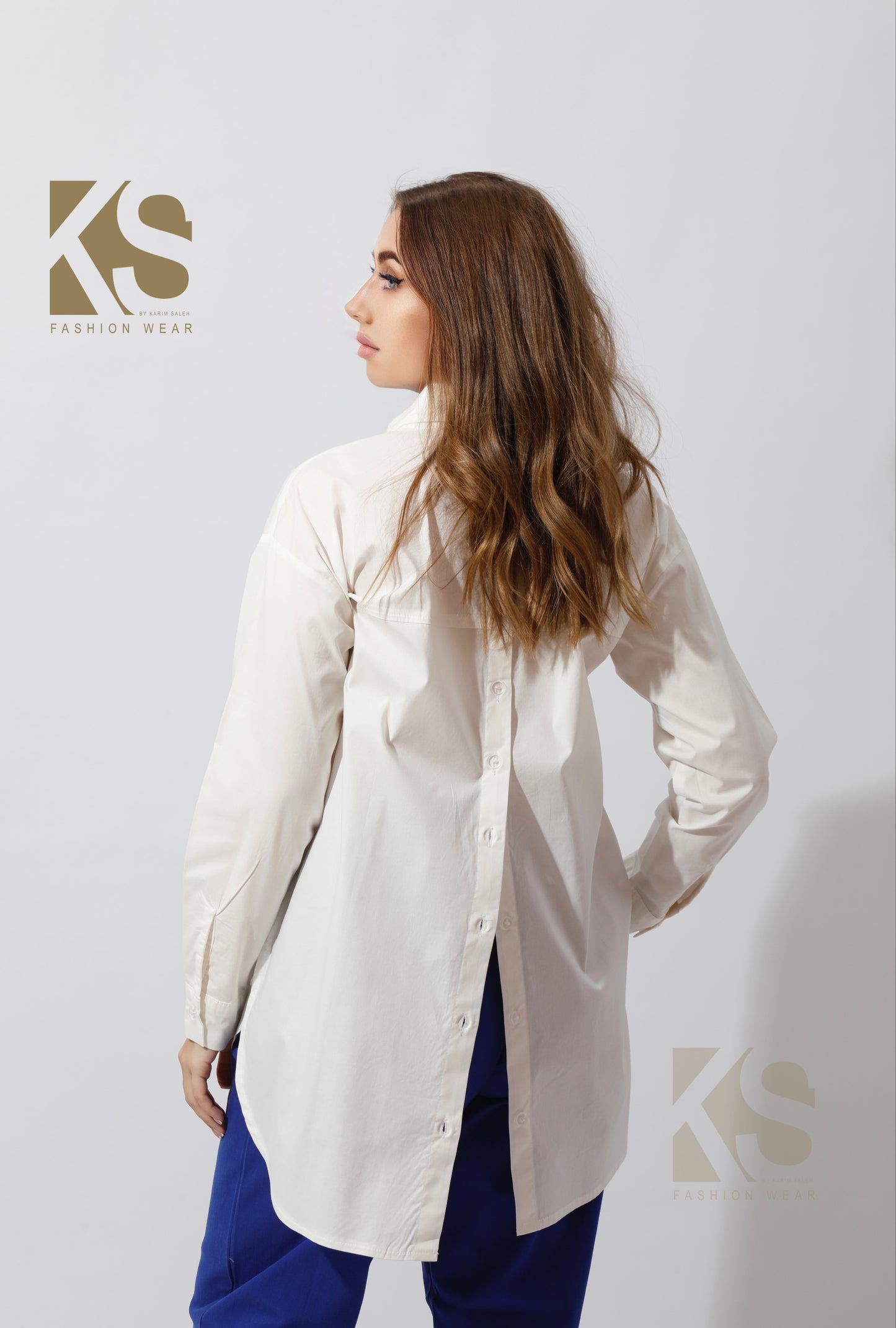 Buttons Back Shirt - OffWhite