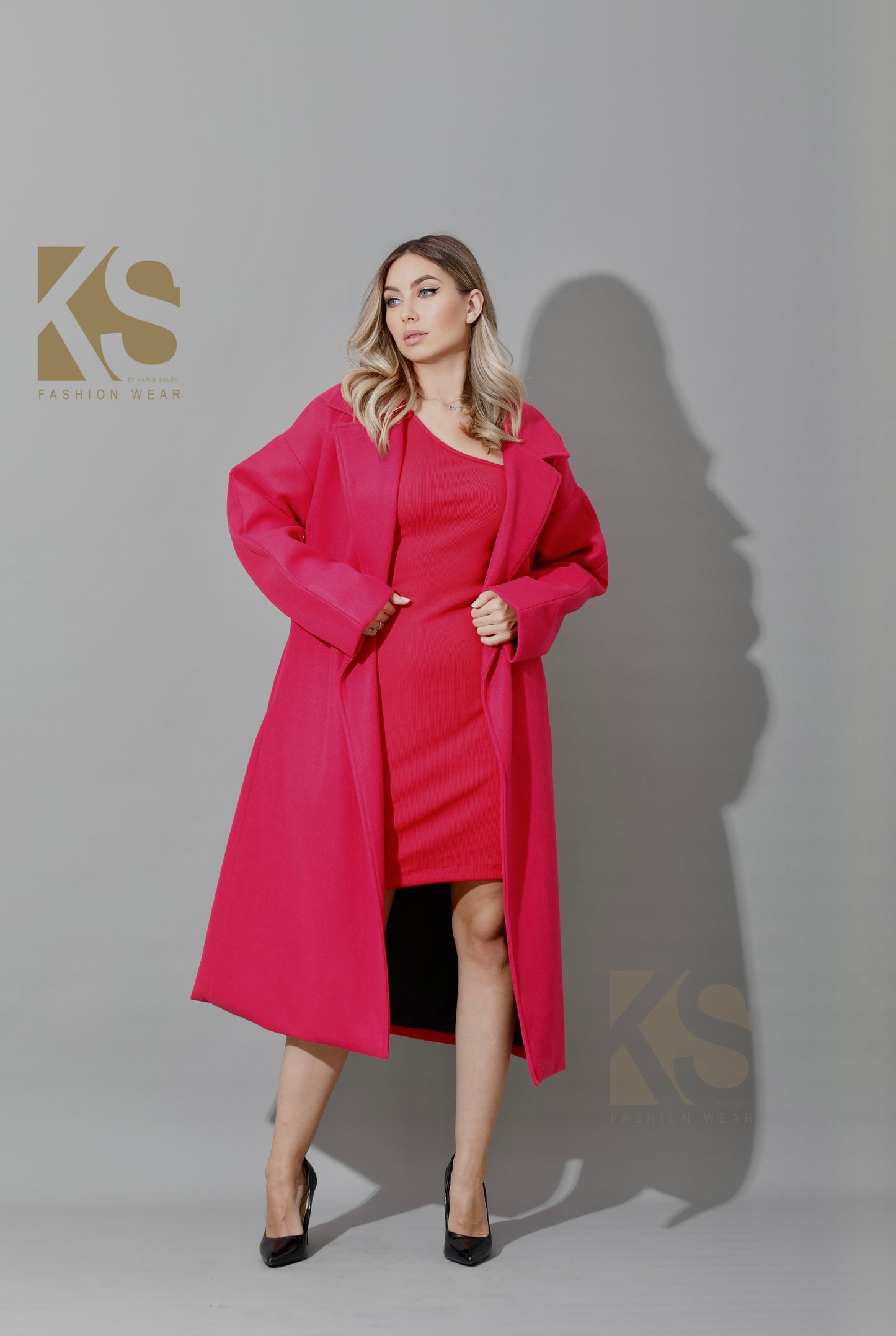 Slinky One Shoulder Bodycon Dress - Barbie Pink