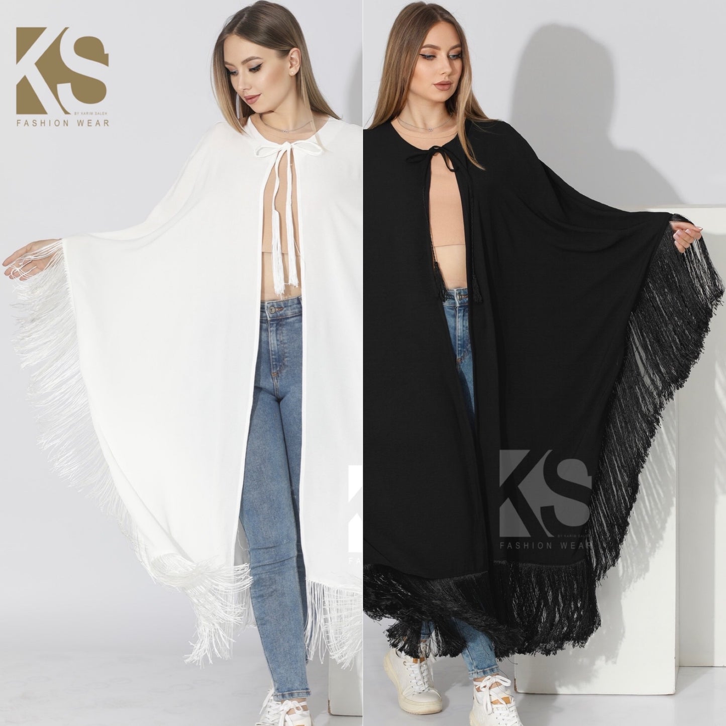 Fringed Cardigan - White