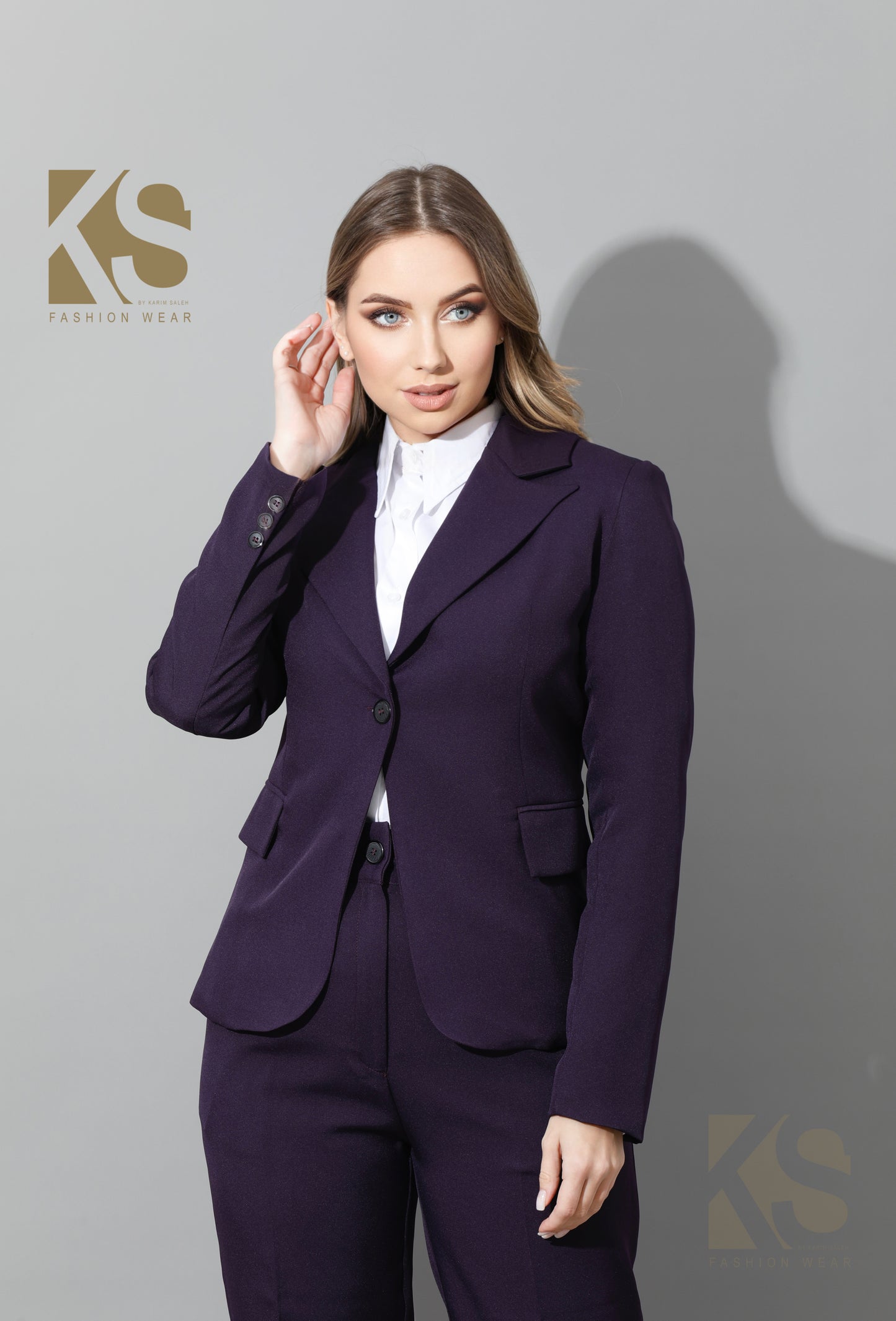 Tailored Slim Fit Suits - Purple
