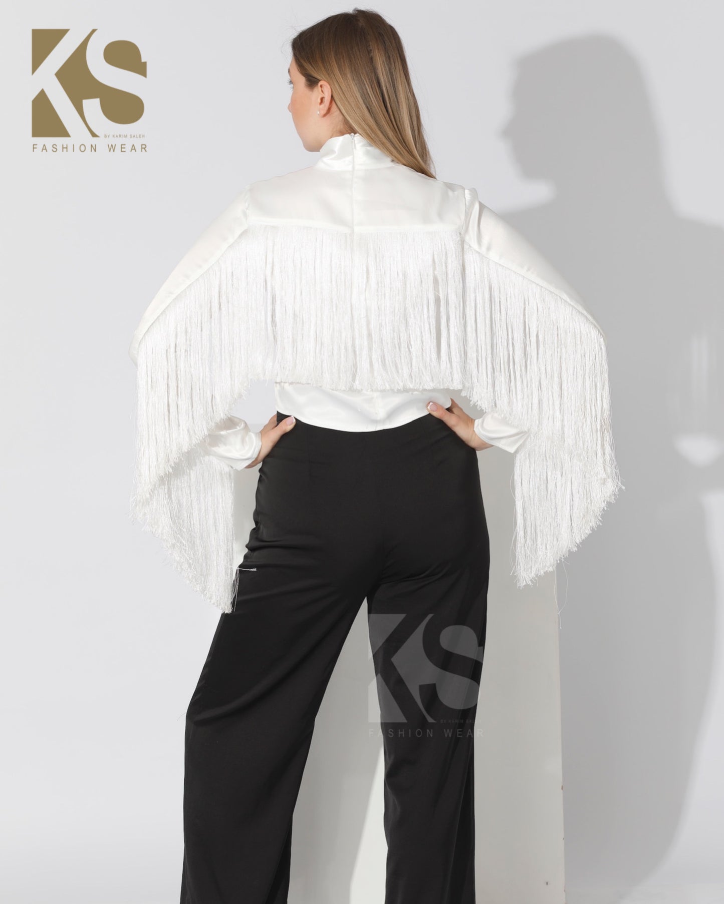 Fringed Blouse - White