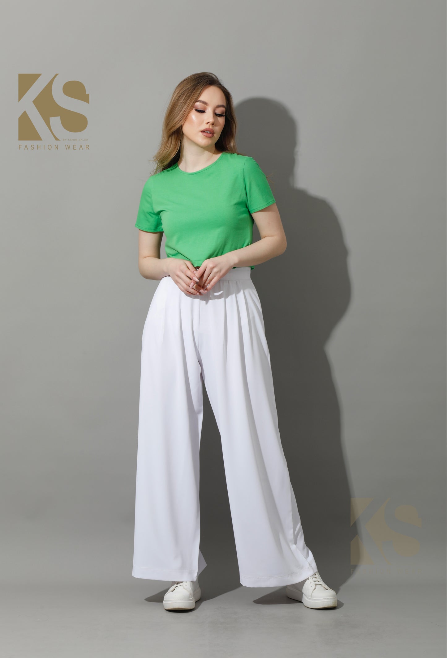 Half Sleeves Top - Green