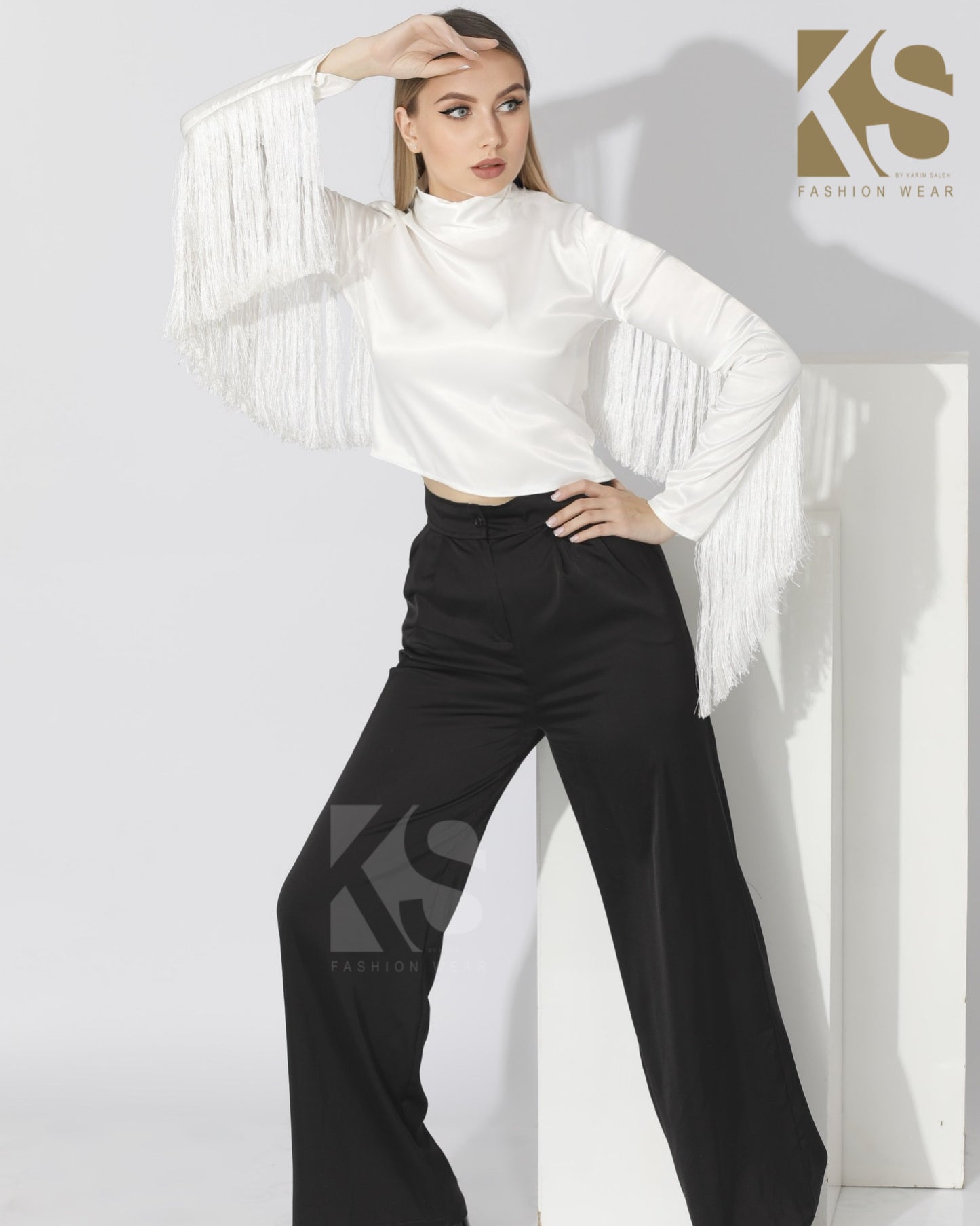 Fringed Blouse - White