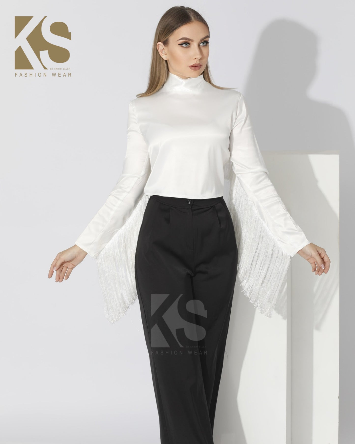Fringed Blouse - White
