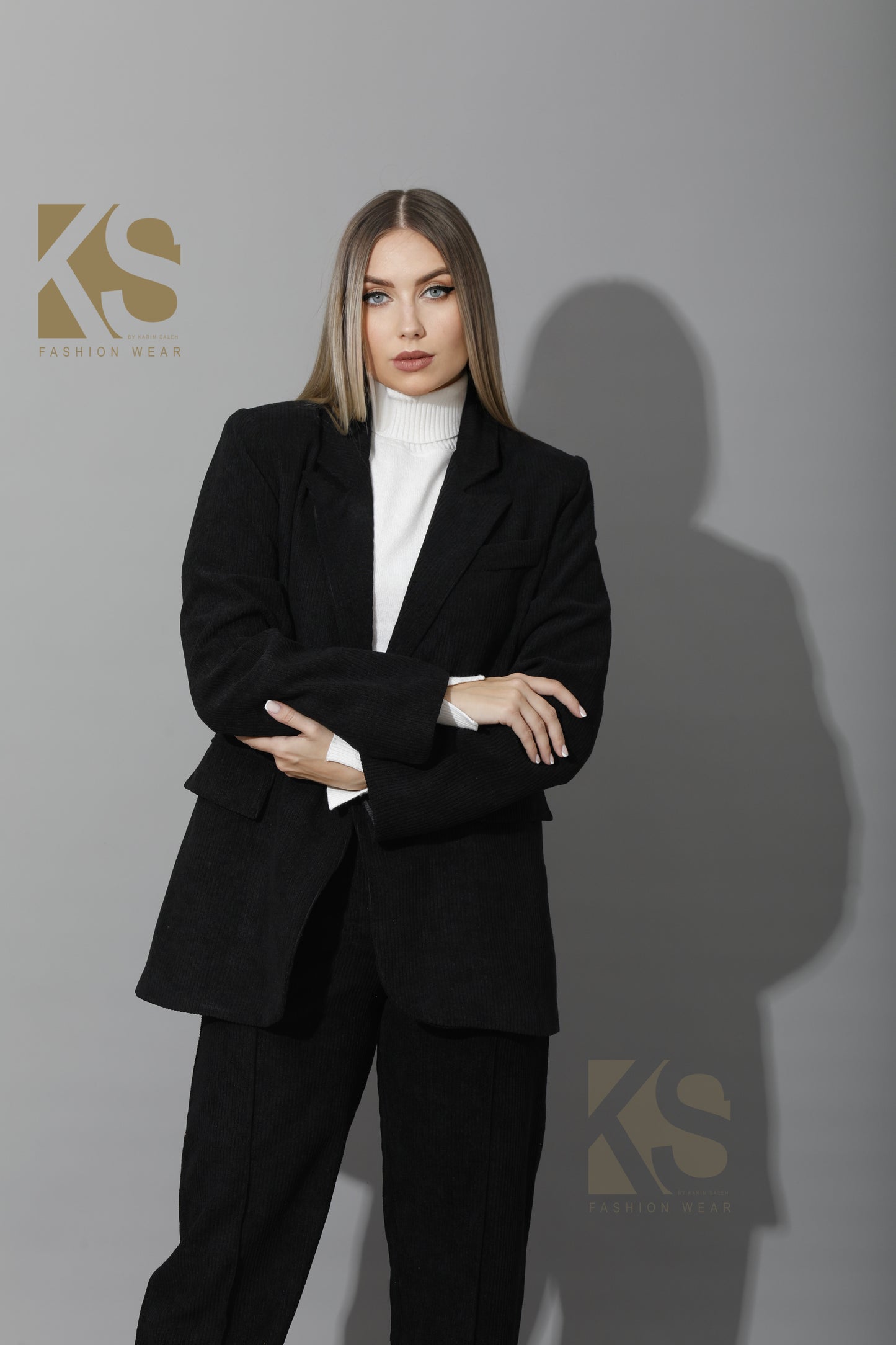 Tailored Oversized Suits - Black Velvet