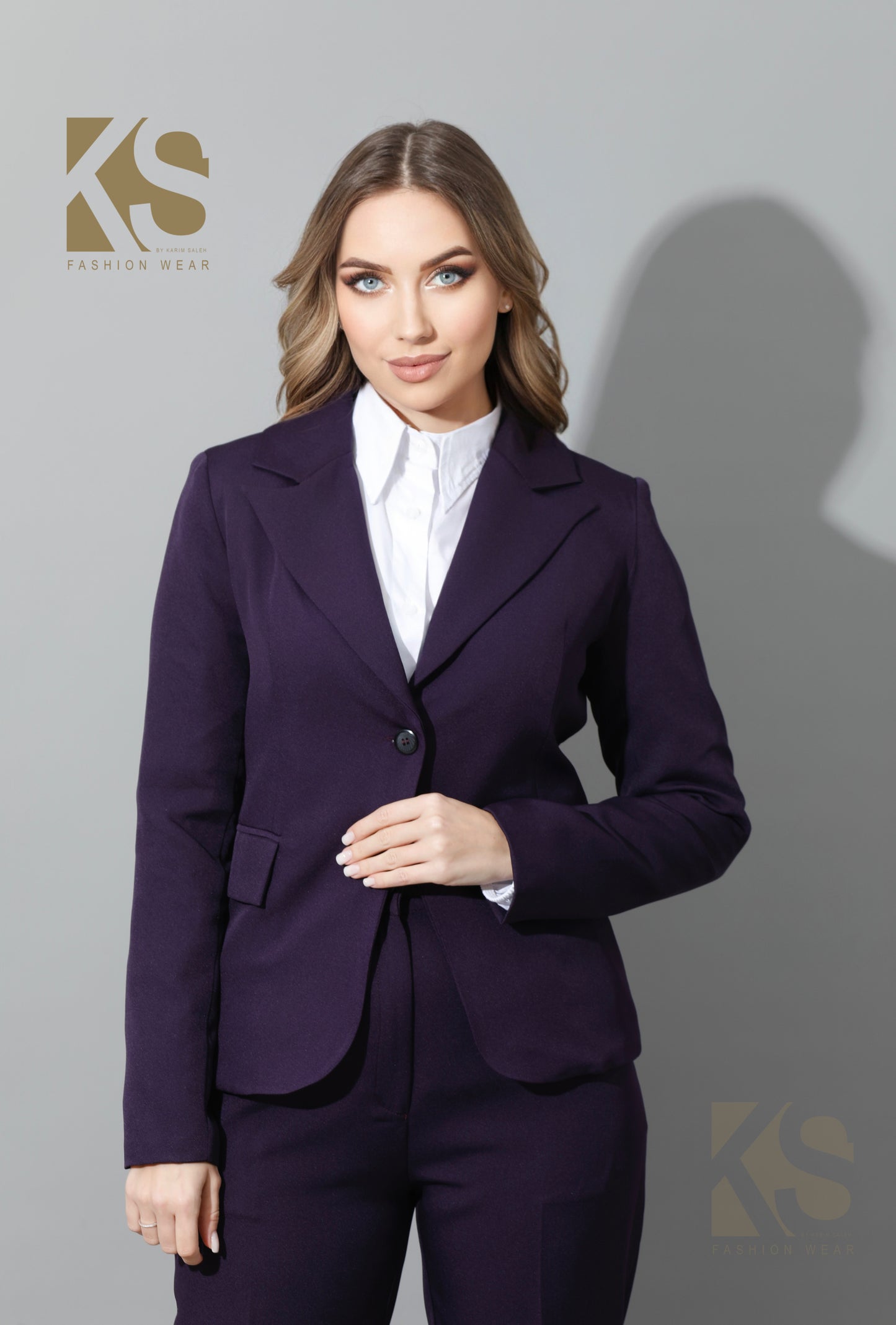 Tailored Slim Fit Suits - Purple