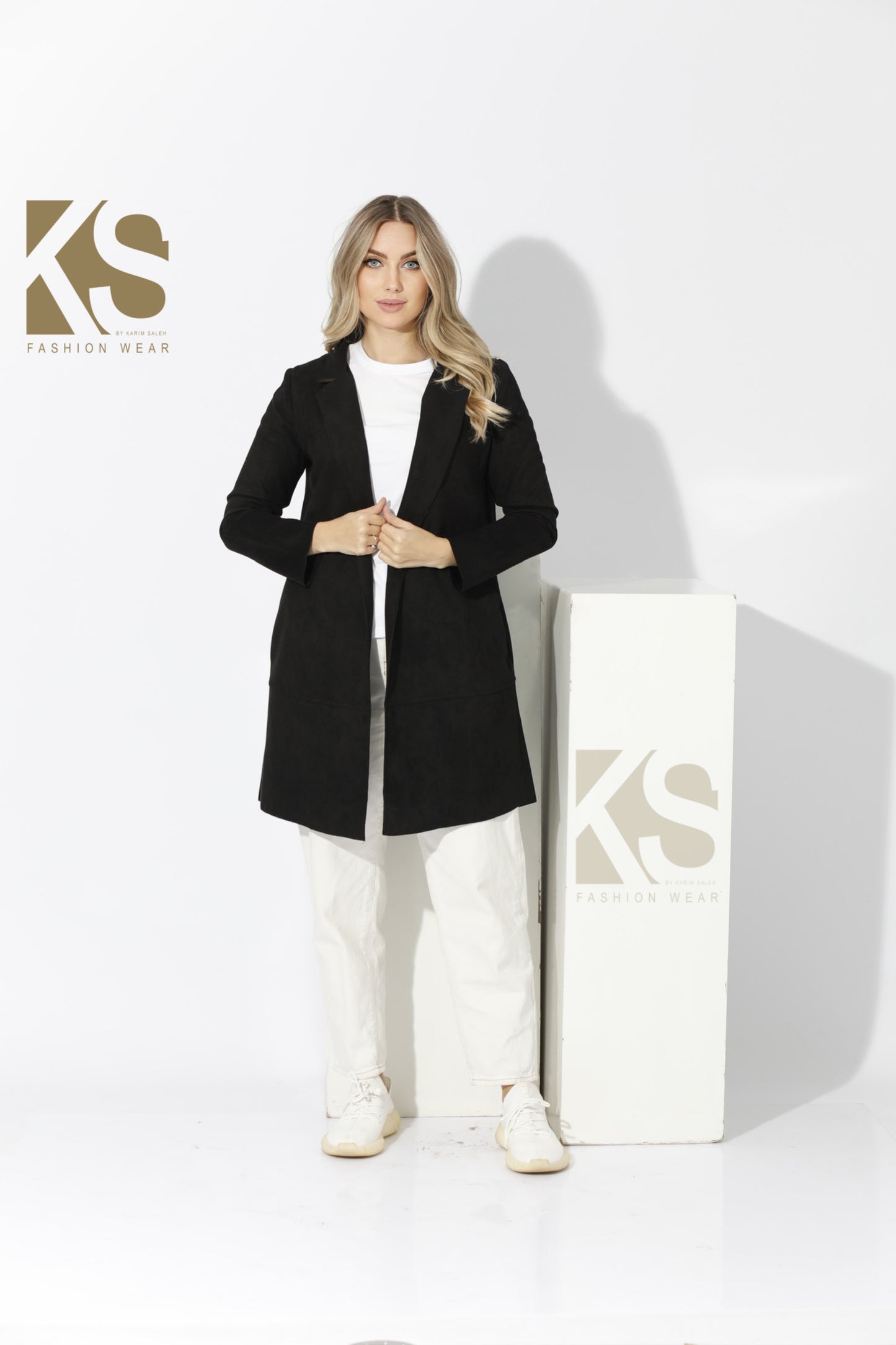 Open Front Cardigan - Black