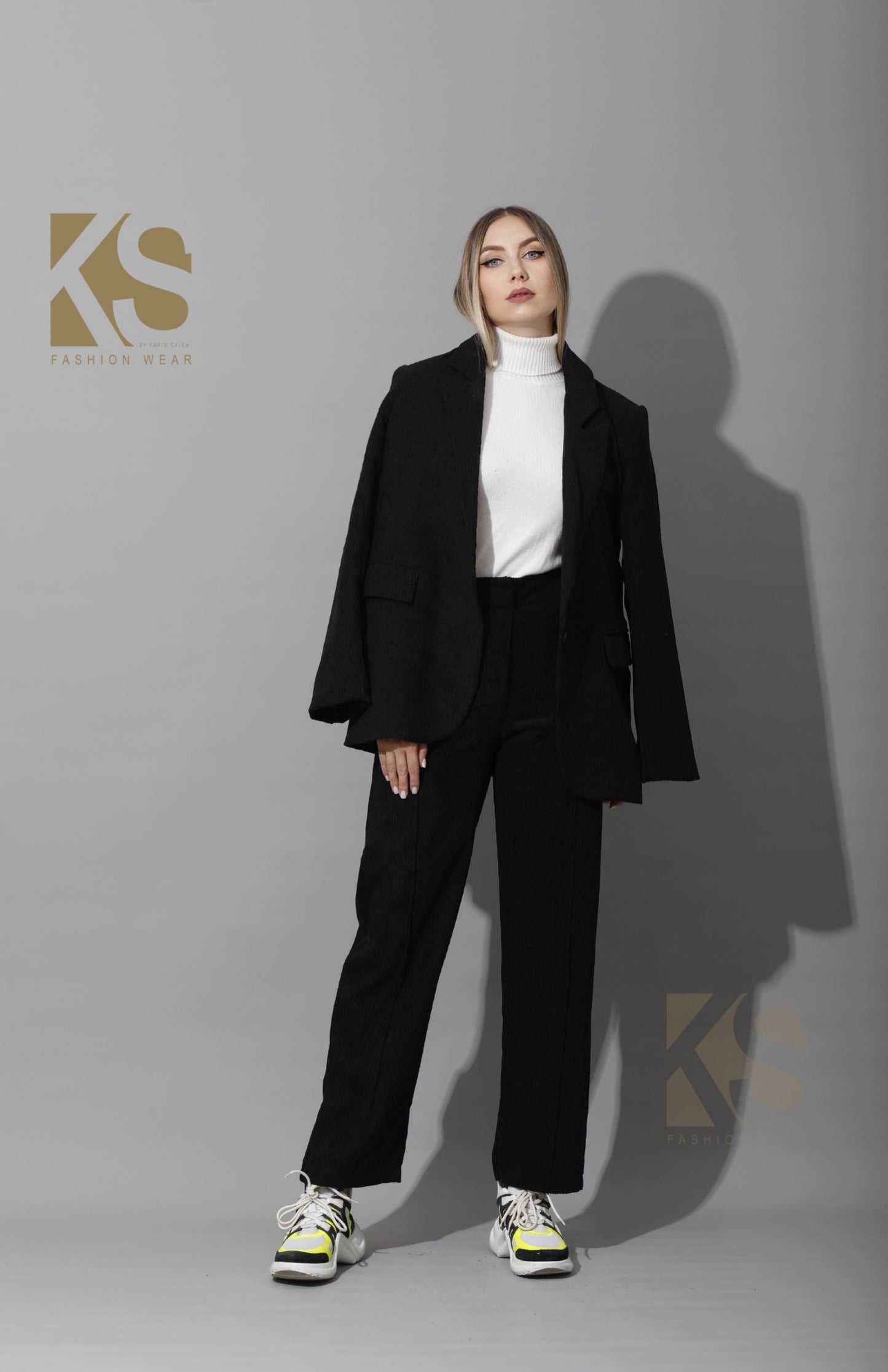 Tailored Oversized Suits - Black Velvet