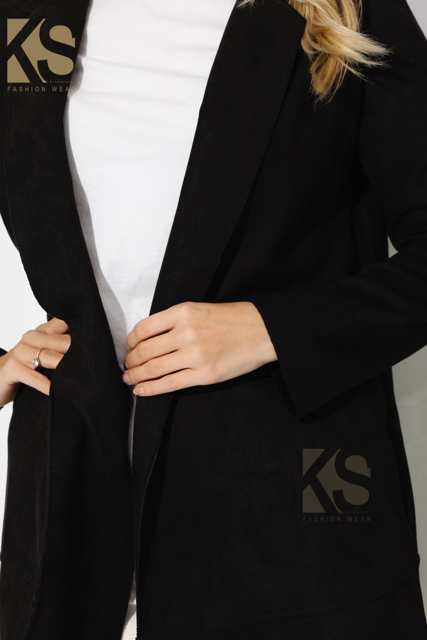Open Front Cardigan - Black