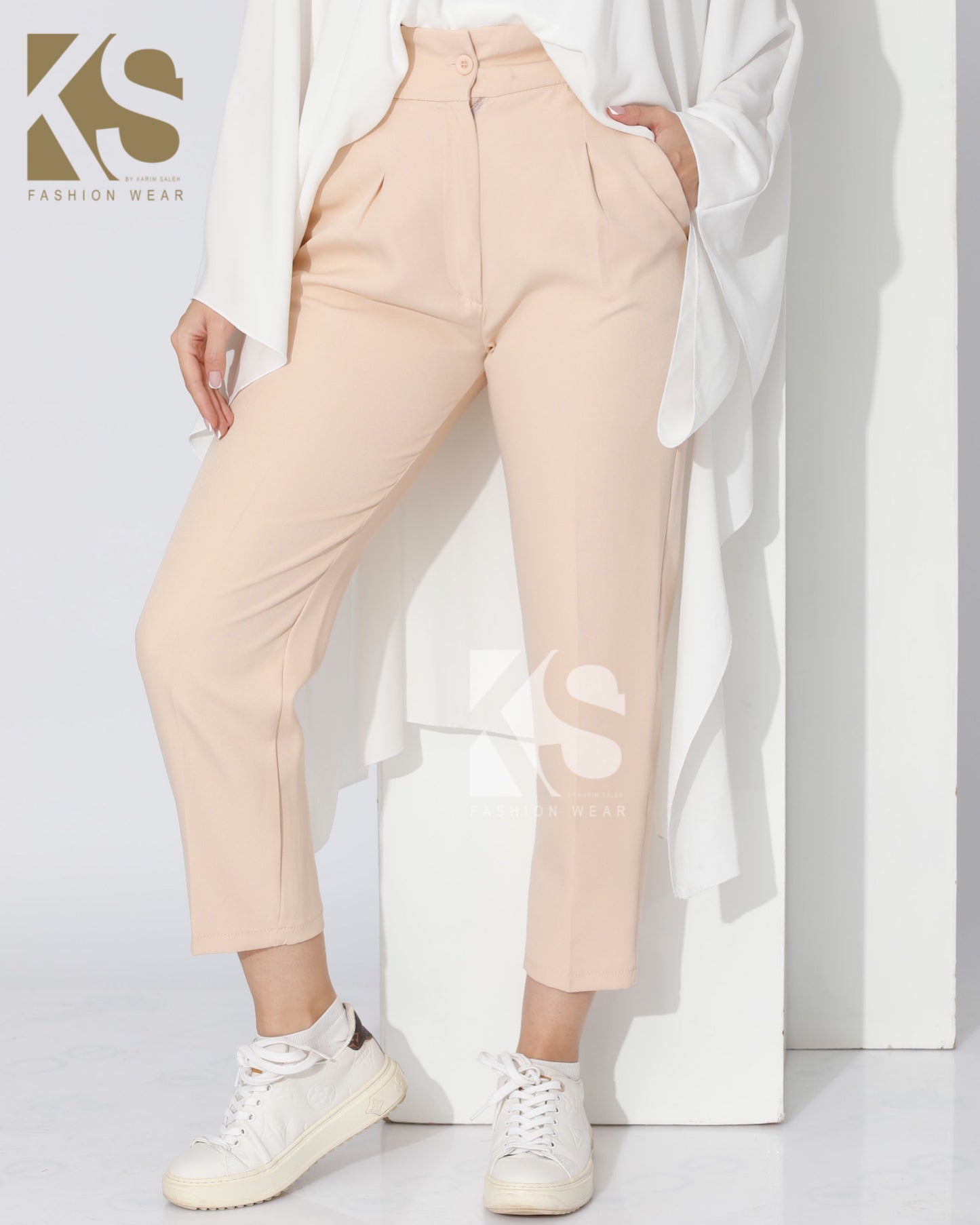 Trousers - Beige