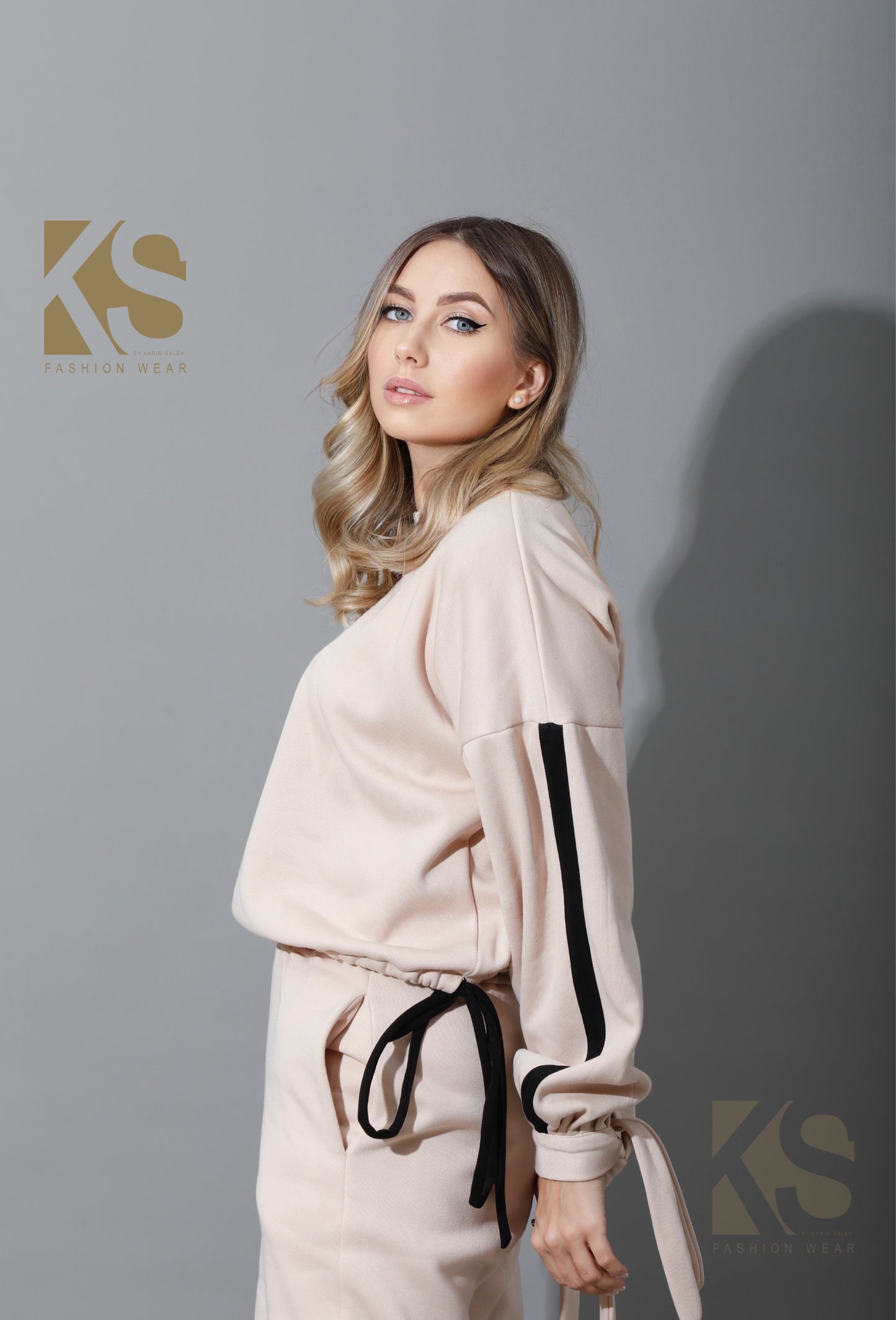 Co-Ord Sweater & Trousers - Beige