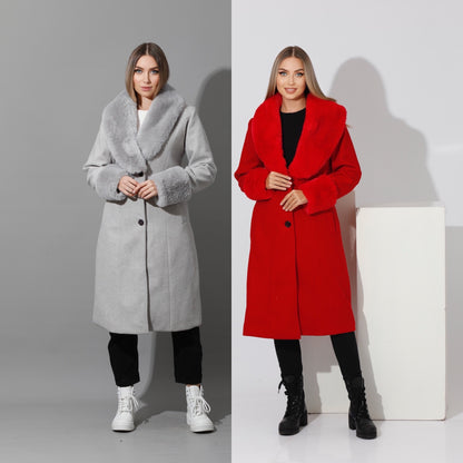 Furs Coat - Red