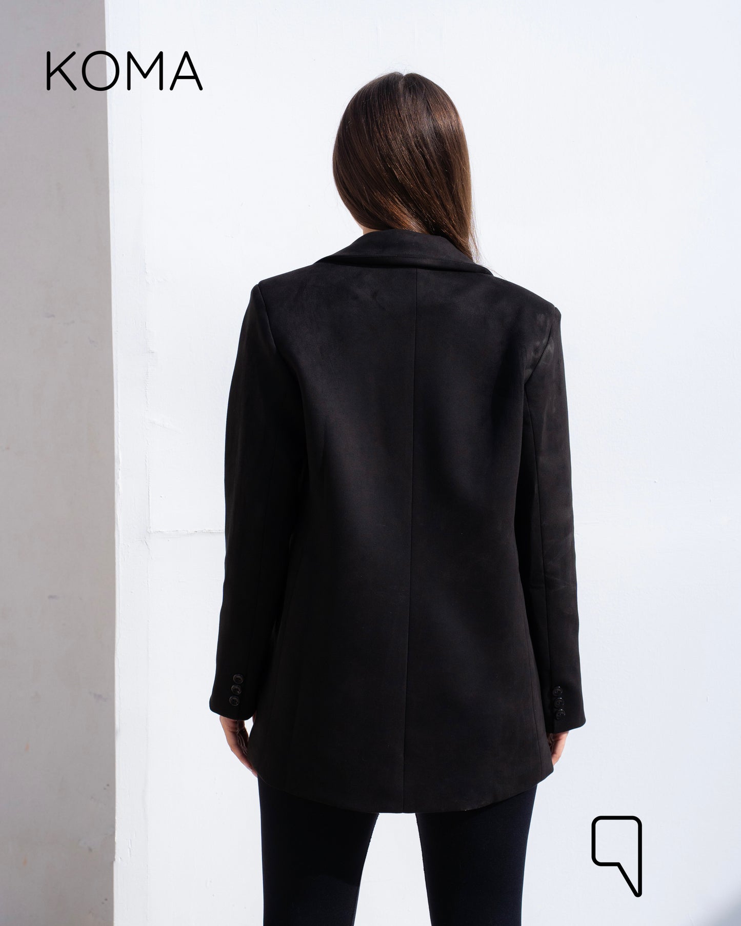 Kiana Plain Blazer - Black