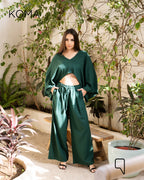 Anabella Blend Trousers - Green