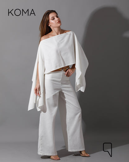 Piera Butterfly Co-Ord - OffWhite