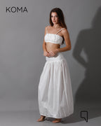 Gabi Top & Skirt Co-Ord - White