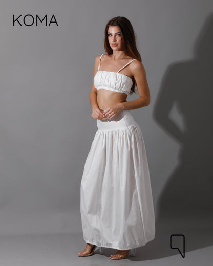 Gabi Skirt - White