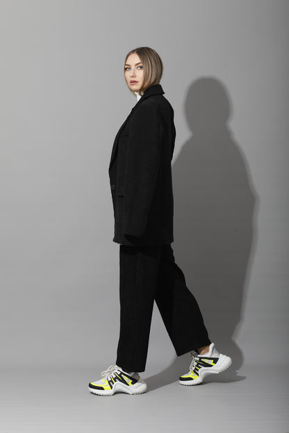 Tailored Oversized Suits - Black Velvet