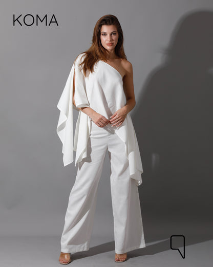 Piera Butterfly Co-Ord - OffWhite