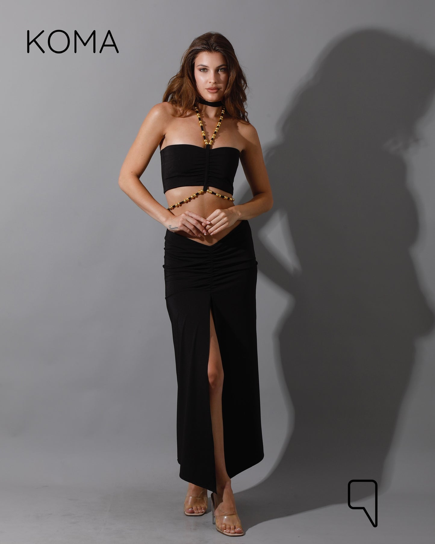 Layton Tied Up Co-Ord - Black