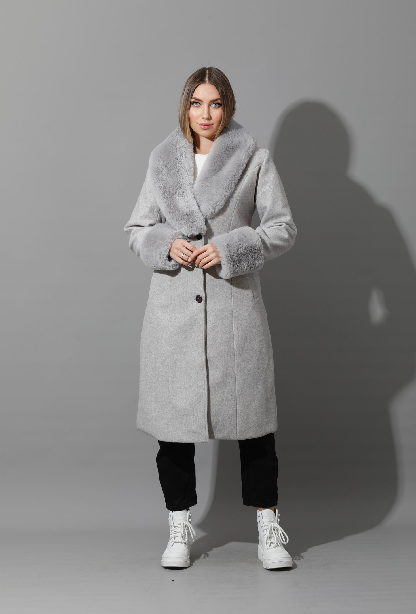 Furs Coat - Gray
