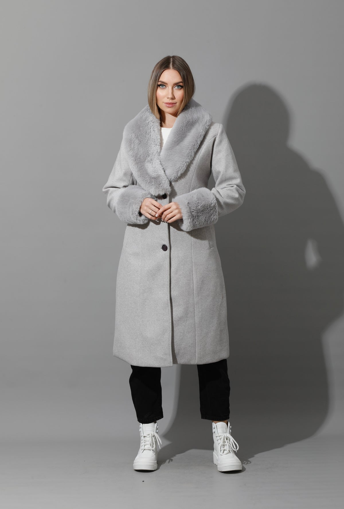 Furs Coat - Gray