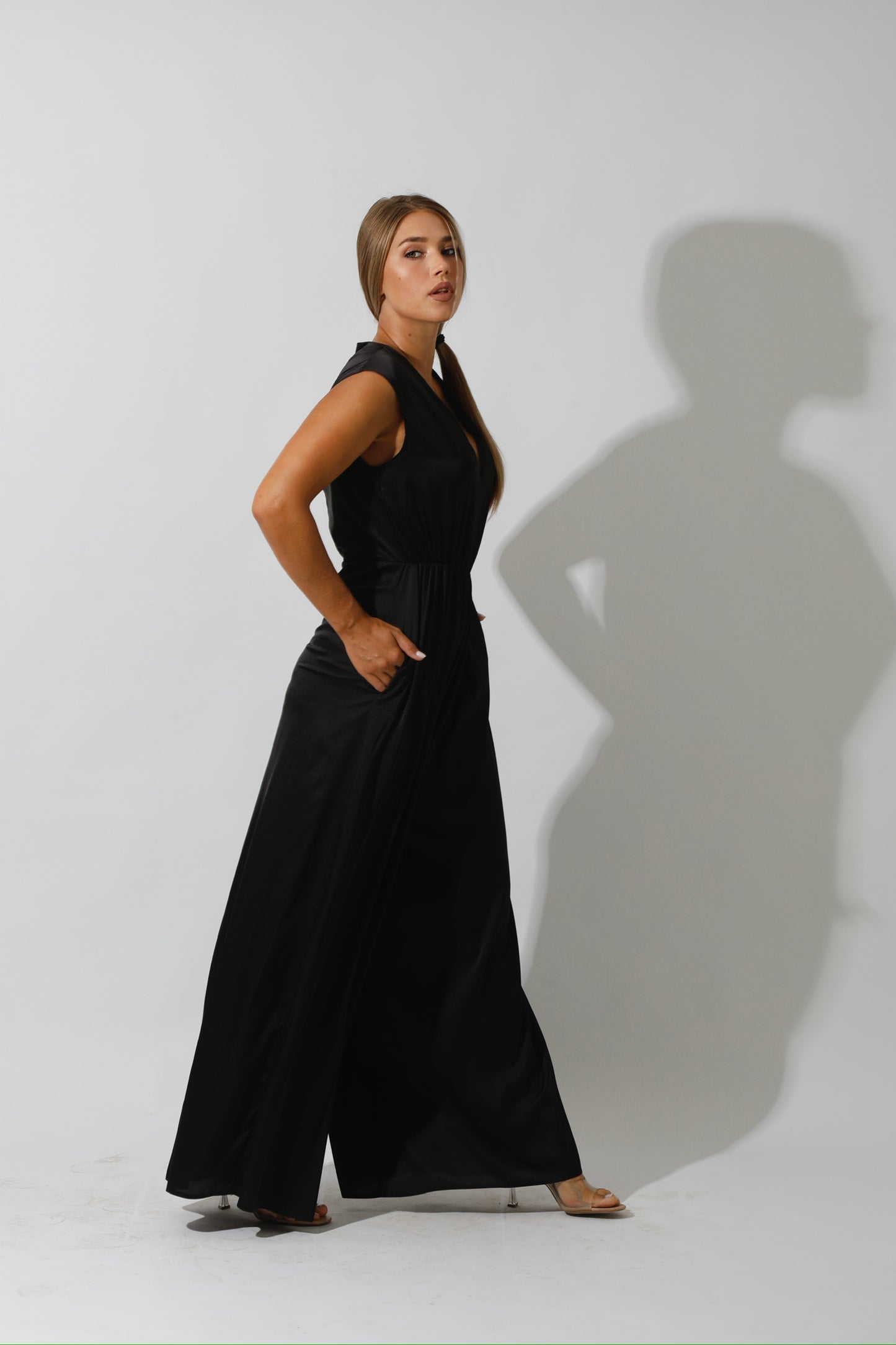 Flared Jumpsuit - Black