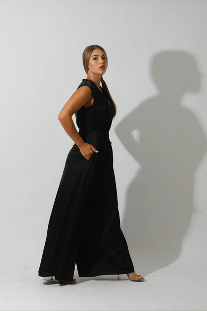 Flared Jumpsuit - Black