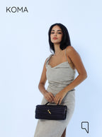 Krysel Midi Dress - Beige