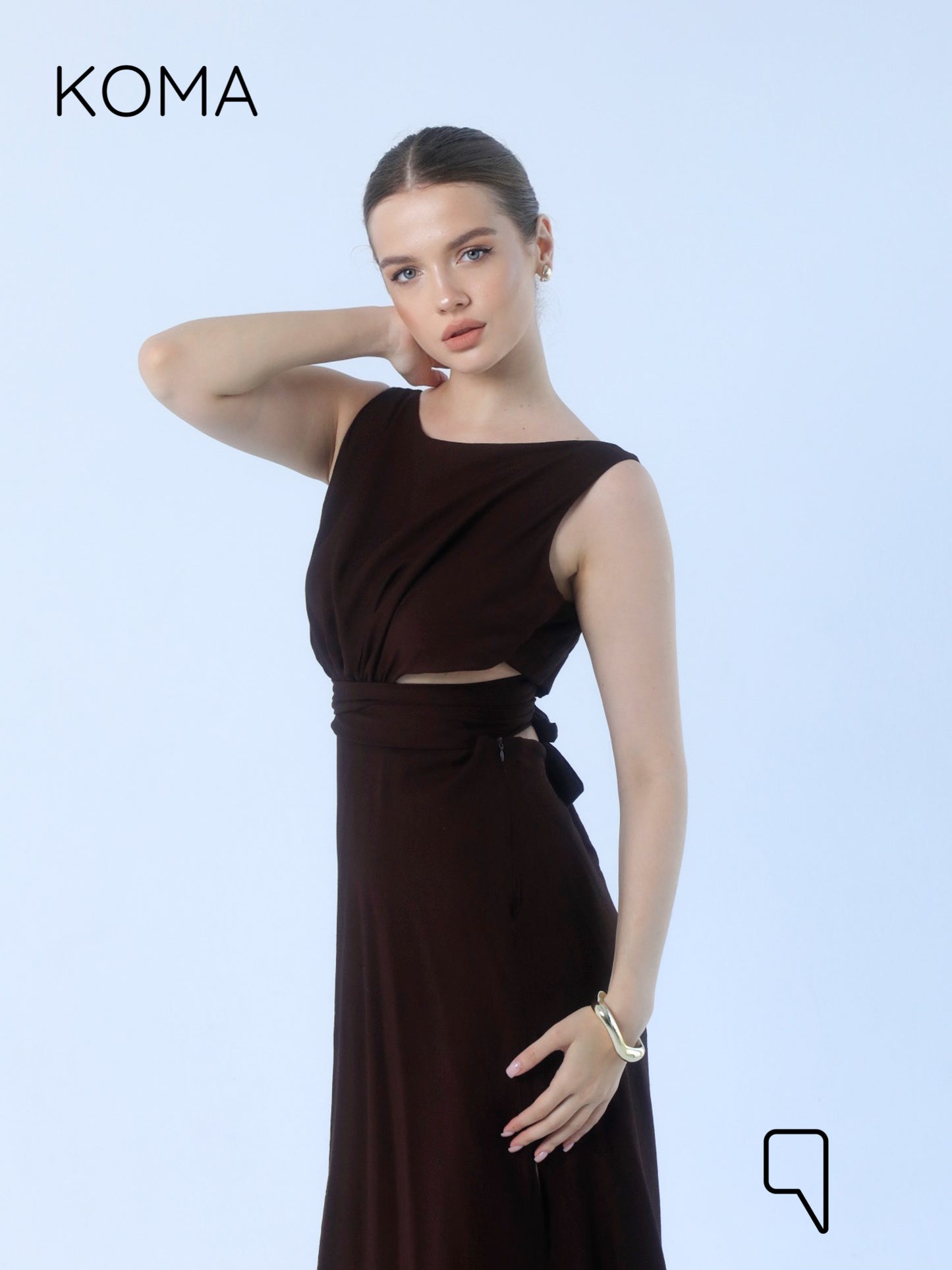 Lucinda Cress Cross Dress - Brown