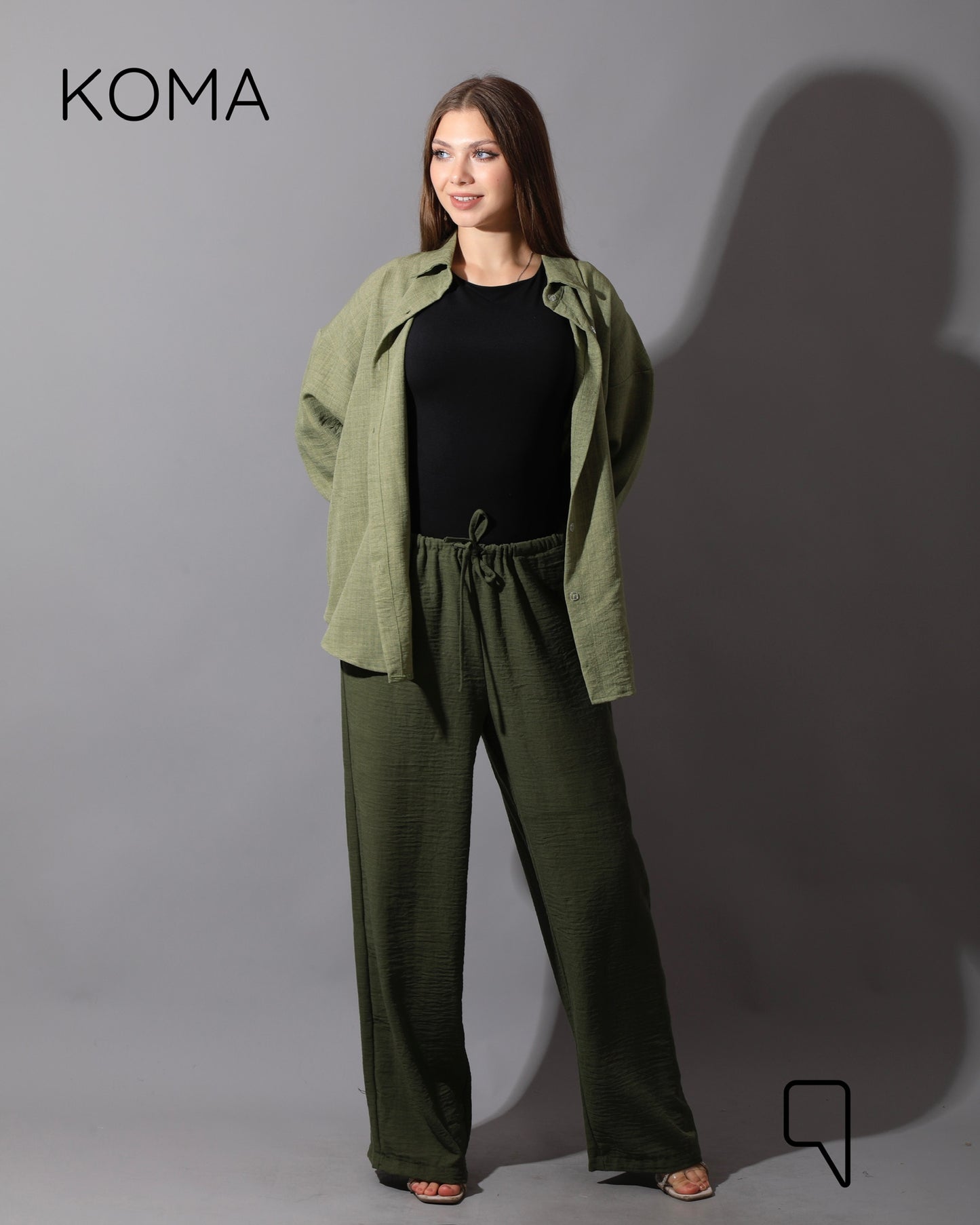 Textured Long Sleeves Shirt - Mint