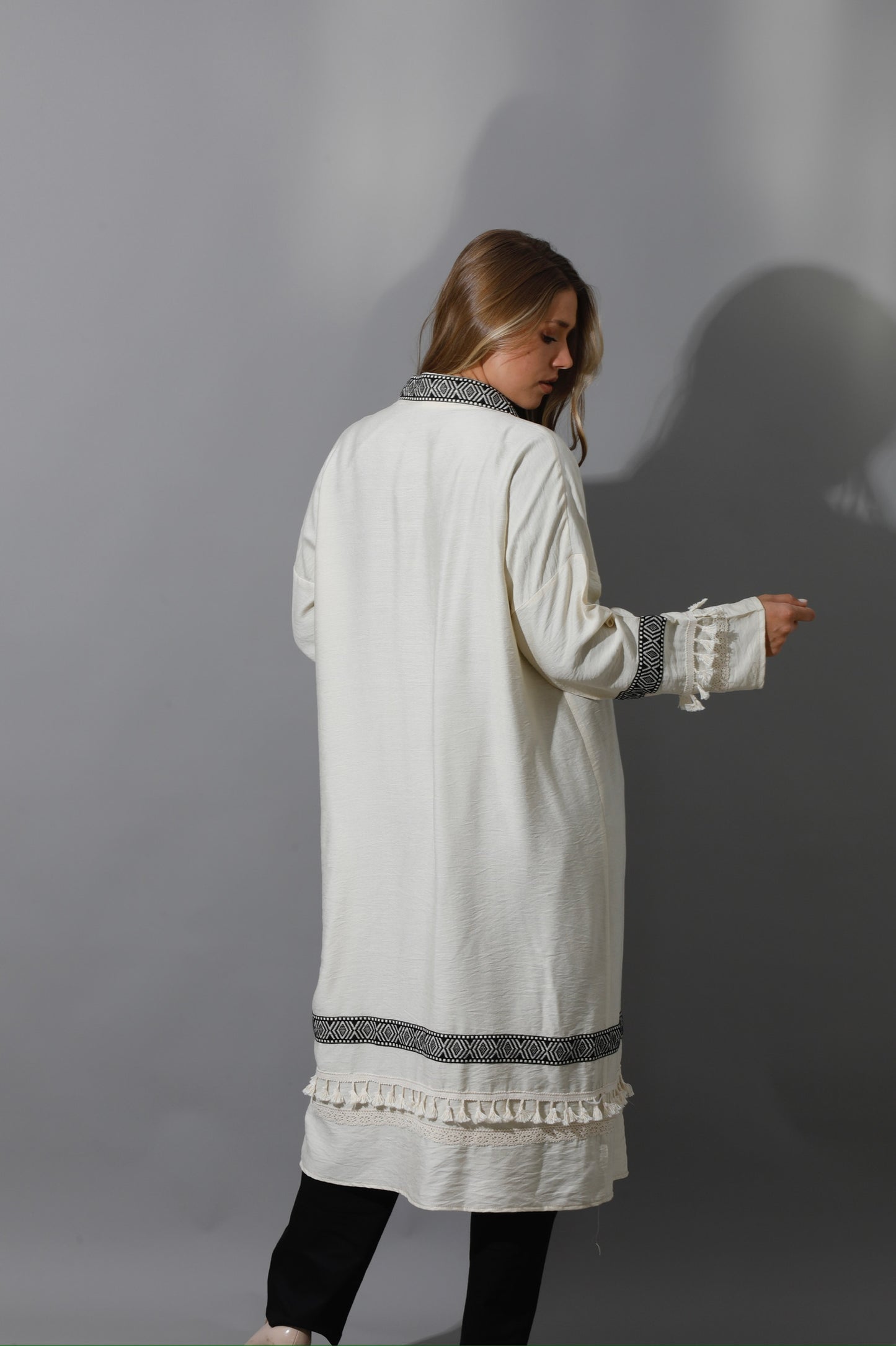 Short Kaftan - Beige