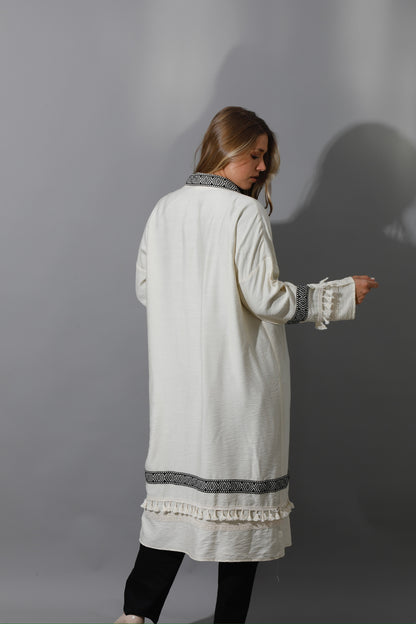 Short Kaftan - Beige