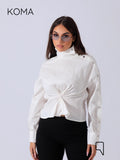 issy snap-button Shirt - OffWhite