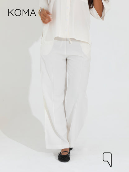 Maeve Blend Trousers - White