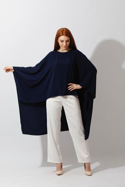 Butterfly Blouse - Navy