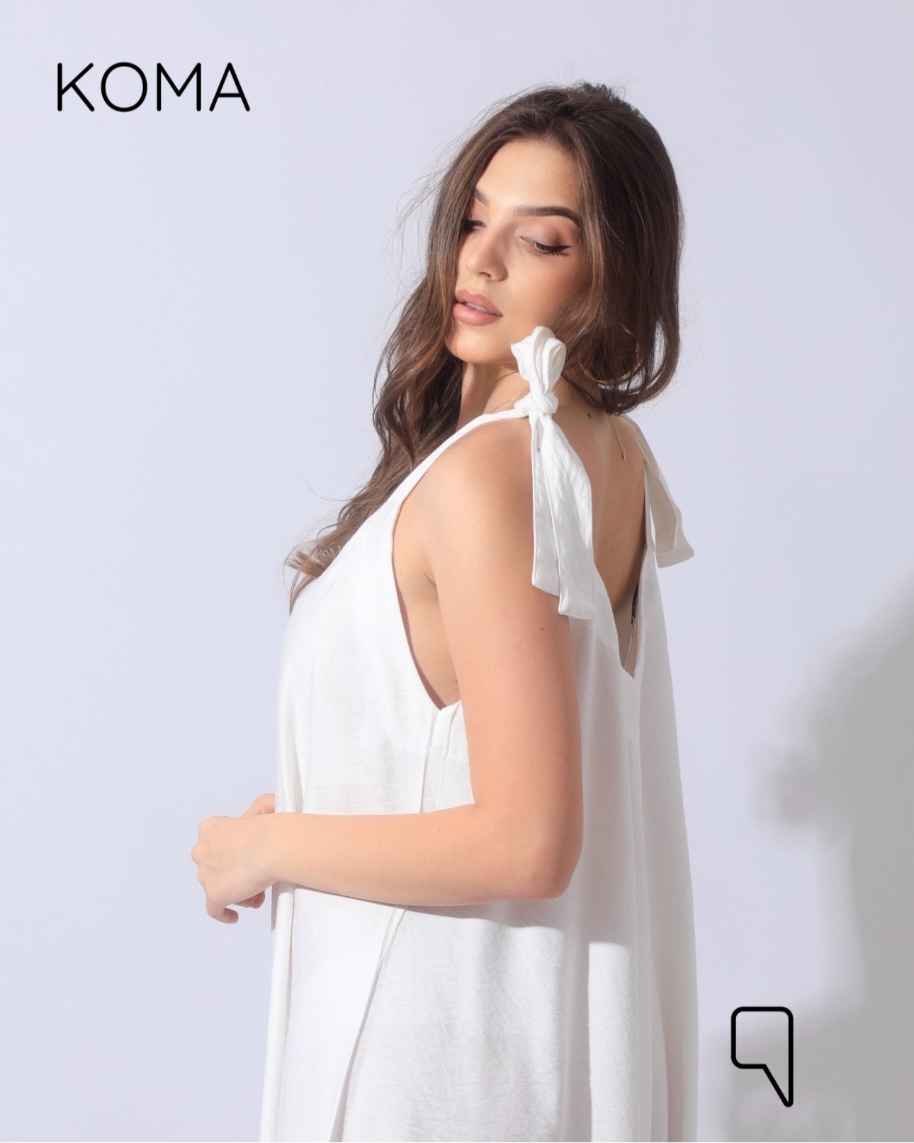 Tied Up Lose Jumpsuit - White