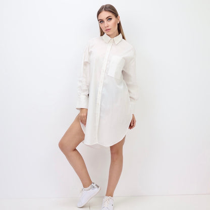 Oversized Shirt Dress - OffWhite