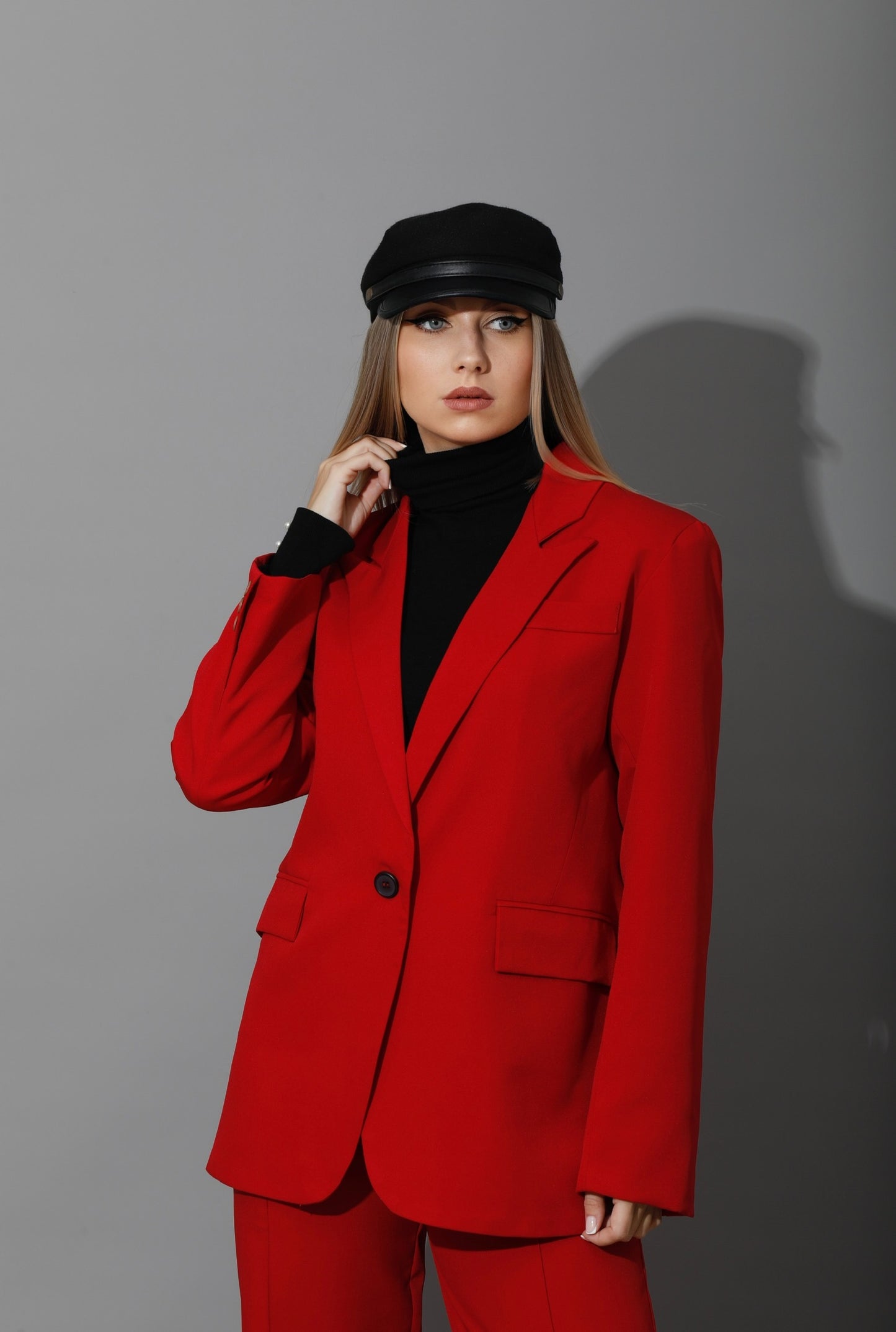 Tailored Oversized Suits - Red