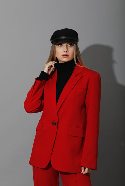 Tailored Oversized Suits - Red