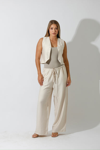Vest Set - Beige
