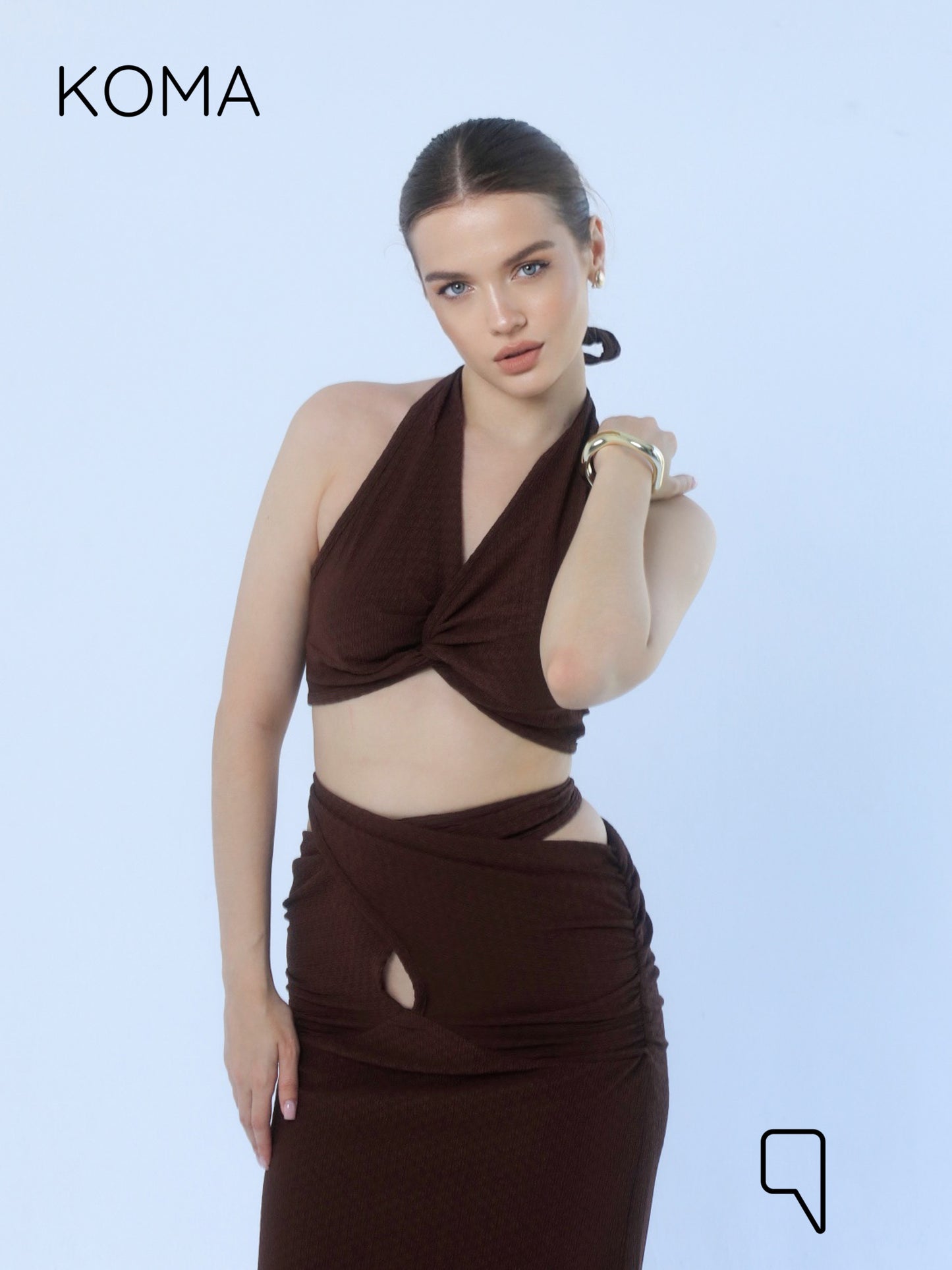 Paula Cutout Set - Brown