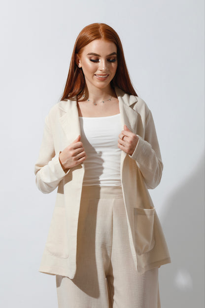 Candice Light Suit - Beige