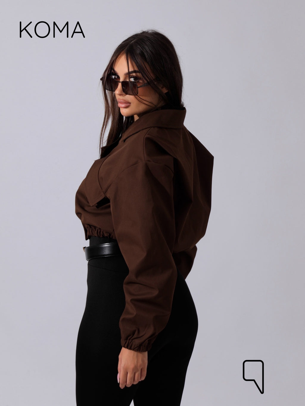 Salima Puffy Jacket - Brown