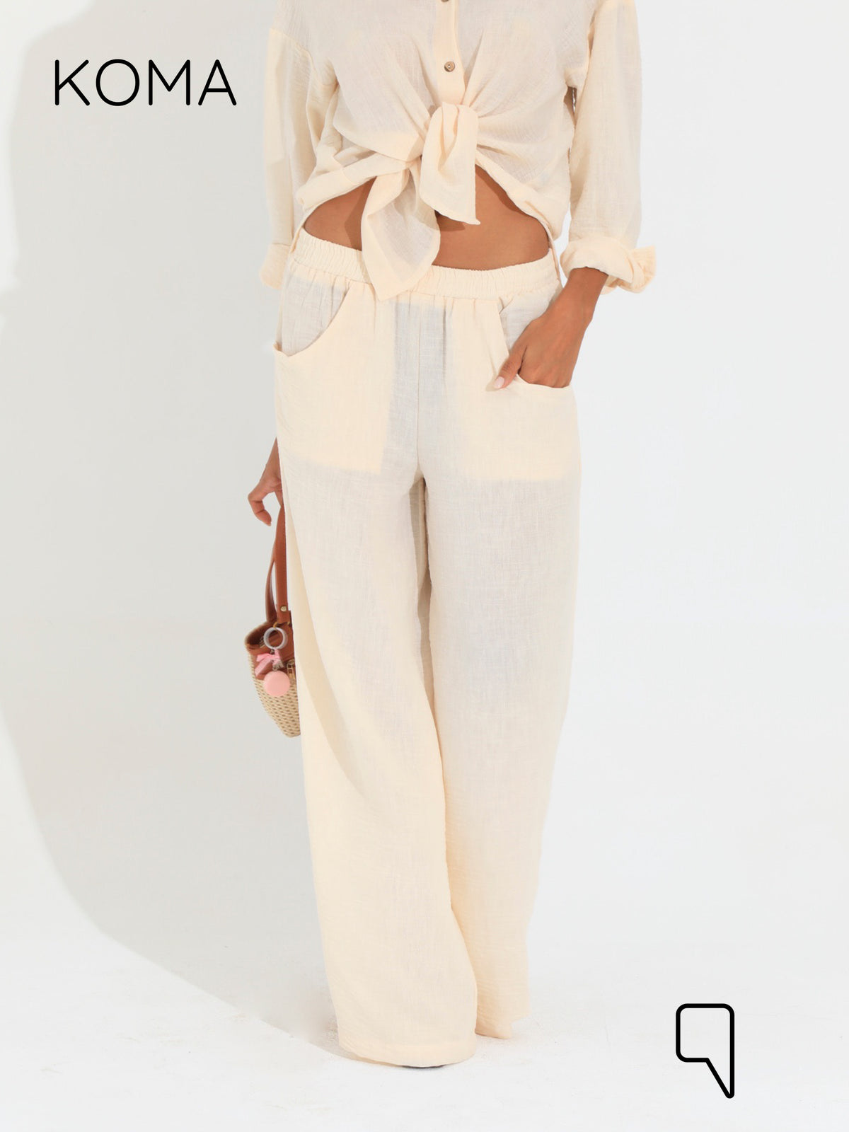 Matilda Long Sleeves Shirt - Beige