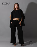 Piera Butterfly Co-Ord - Black