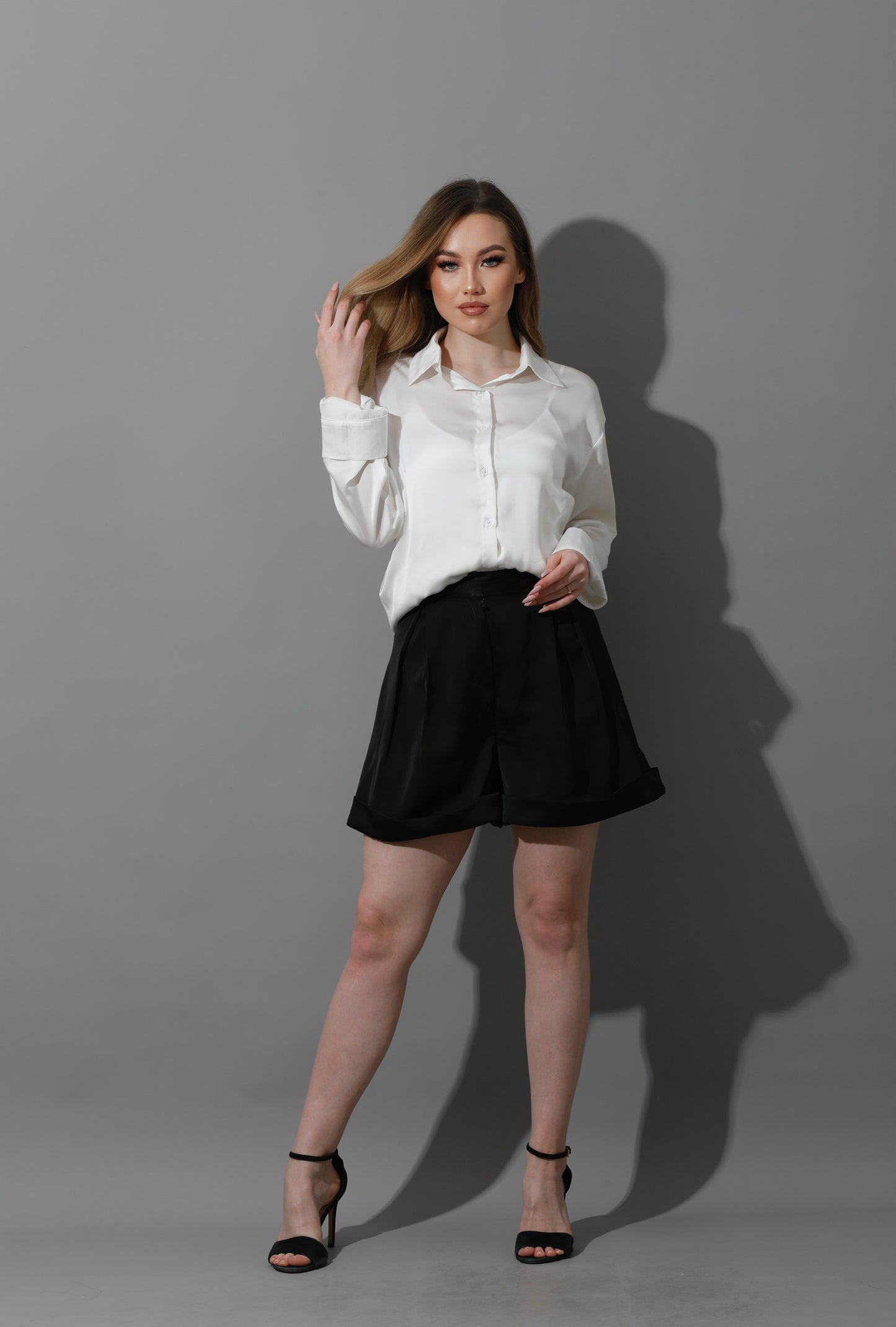 Satin Blouse - White