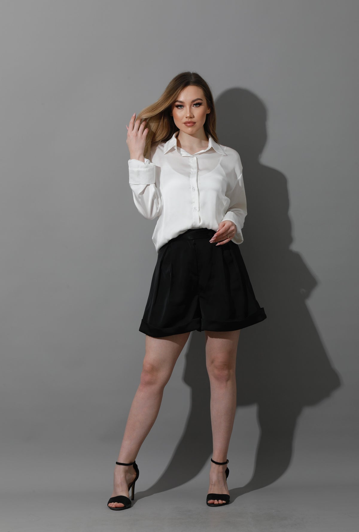 Satin Blouse - White