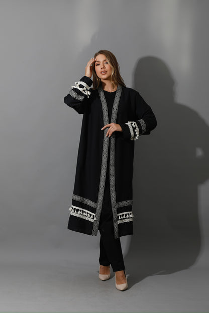 Short Kaftan - Black